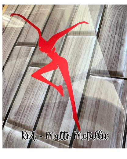 9 Matte Metallic Colors FD Vinyl Decal Sticker 2" | 3" | 4" | 5" | 6" Custom Sizing Available