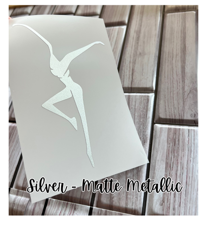 9 Matte Metallic Colors FD Vinyl Decal Sticker 2" | 3" | 4" | 5" | 6" Custom Sizing Available