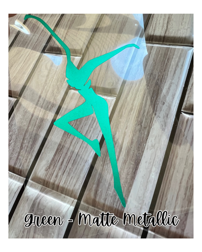 9 Matte Metallic Colors FD Vinyl Decal Sticker 2" | 3" | 4" | 5" | 6" Custom Sizing Available