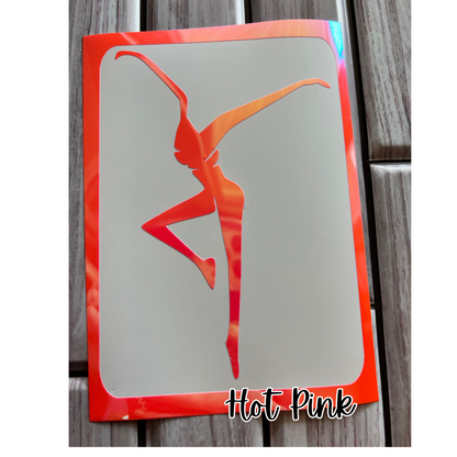 7 Holographic Opal Colors FD Vinyl Decal Sticker 2" | 3" | 4" | 5" | 6" Custom Sizing Available