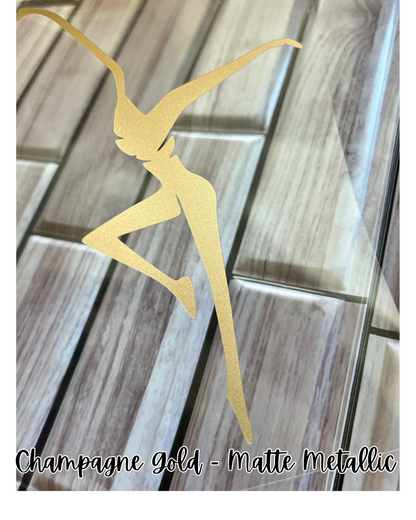 9 Matte Metallic Colors FD Vinyl Decal Sticker 2" | 3" | 4" | 5" | 6" Custom Sizing Available
