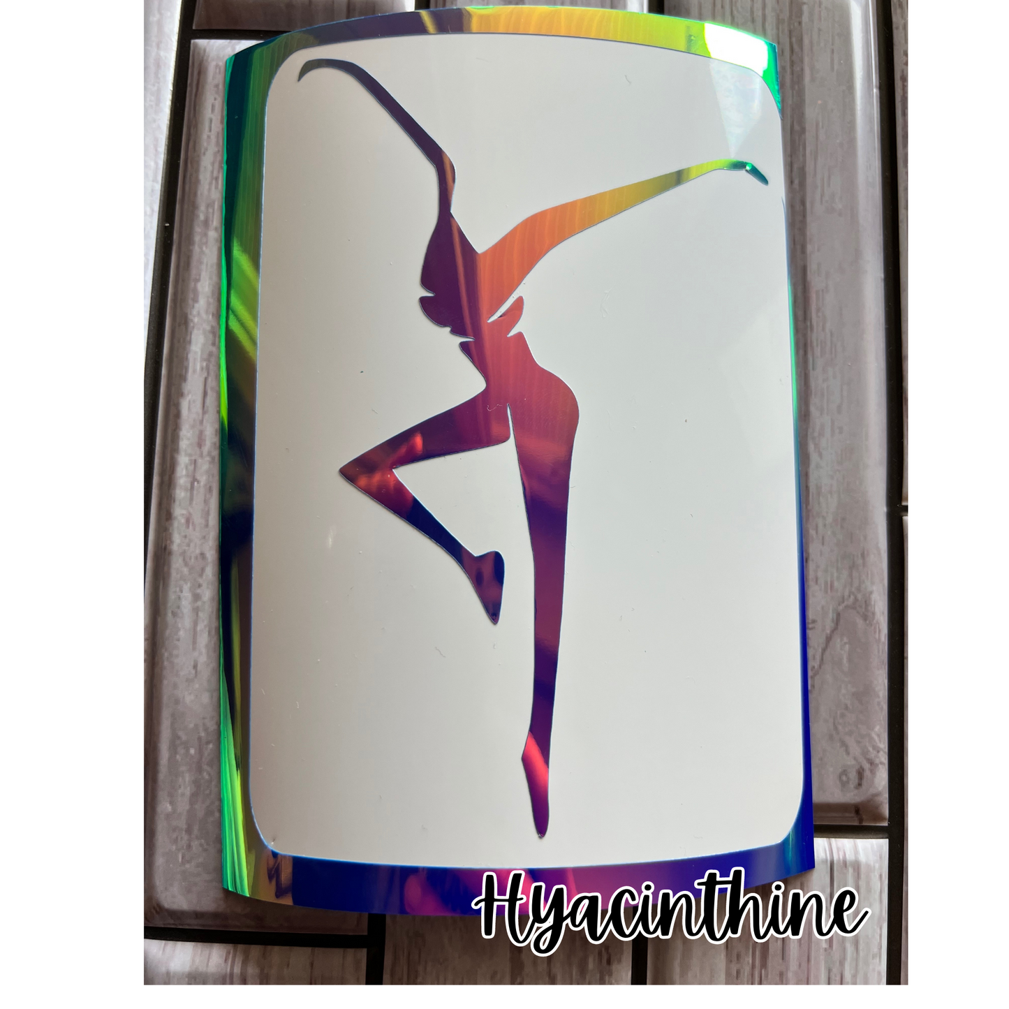 7 Holographic Opal Colors FD Vinyl Decal Sticker 2" | 3" | 4" | 5" | 6" Custom Sizing Available