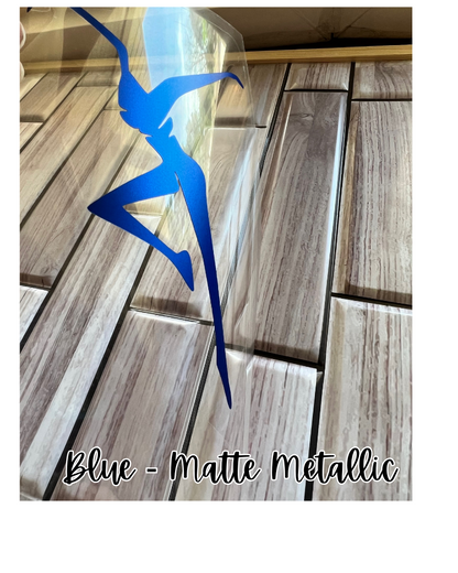 9 Matte Metallic Colors FD Vinyl Decal Sticker 2" | 3" | 4" | 5" | 6" Custom Sizing Available