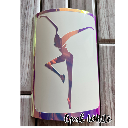 7 Holographic Opal Colors FD Vinyl Decal Sticker 2" | 3" | 4" | 5" | 6" Custom Sizing Available