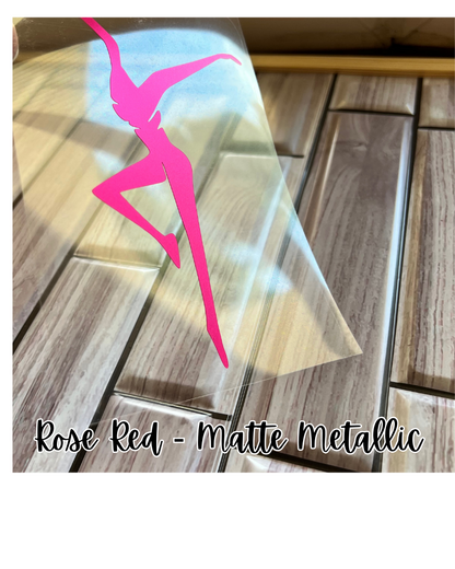9 Matte Metallic Colors FD Vinyl Decal Sticker 2" | 3" | 4" | 5" | 6" Custom Sizing Available