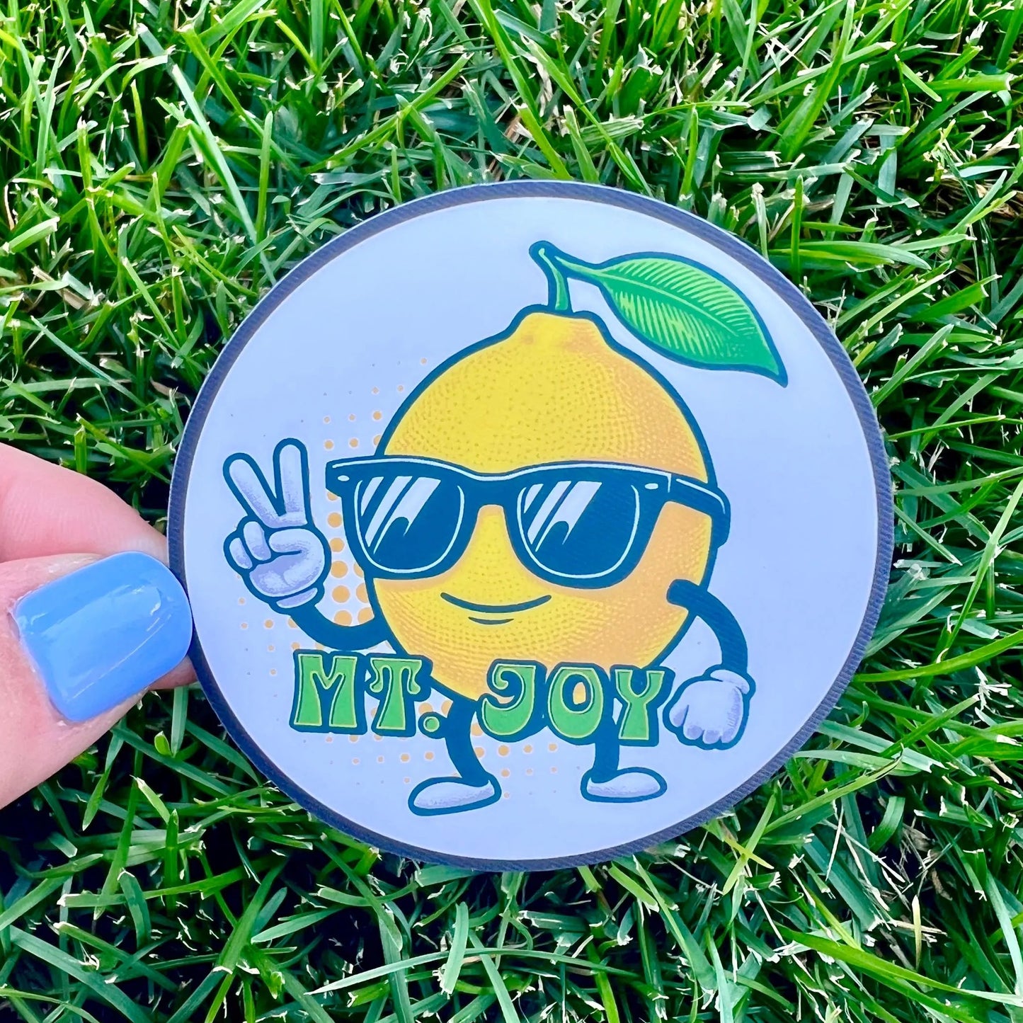 Mt. Joy Lemon Tree Vinyl Sticker Slap Laptop Tumbler Cup 3" x 3" Matte Finish
