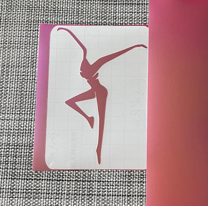 Matte Opal | Purple Green Blue Pink | Vinyl Decal Sticker Car Window Laptop Tumbler Cup 2" / 3" / 4" / 5" / 6" Custom Sizing