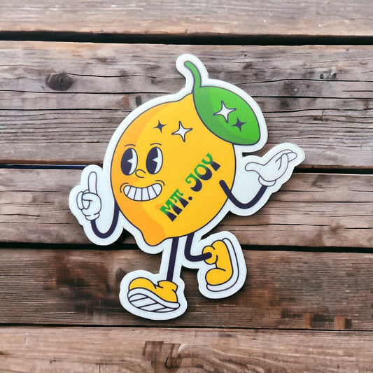 Mt. Joy Lemon Tree Vinyl Sticker Slap 3" x 2.79" Matte Finish